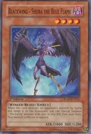 Blackwing - Shura the Blue Flame (RGBT-EN011) - Raging Battle 1st Edition