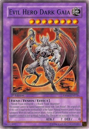 Evil Hero Dark Gaia (DP06-EN010) - Duelist Pack 6: Jaden Yuki 3 1st Edition
