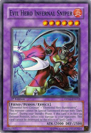 Evil Hero Infernal Sniper (DP06-EN012) - Duelist Pack 6: Jaden Yuki 3 Unlimited
