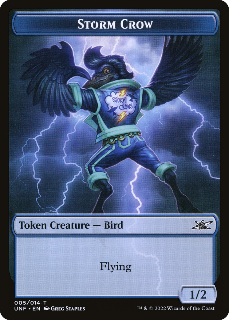 Storm Crow Token (UNF-005) - Unfinity Tokens Foil