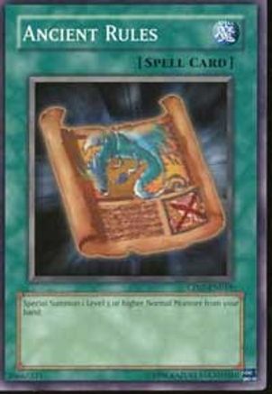 Ancient Rules (CP07-EN019) - Champion Pack 7 Unlimited