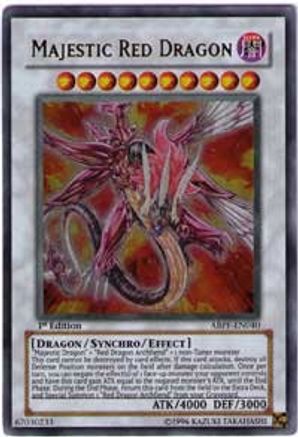 Majestic Red Dragon (ABPF-EN040) - Absolute Powerforce 1st Edition