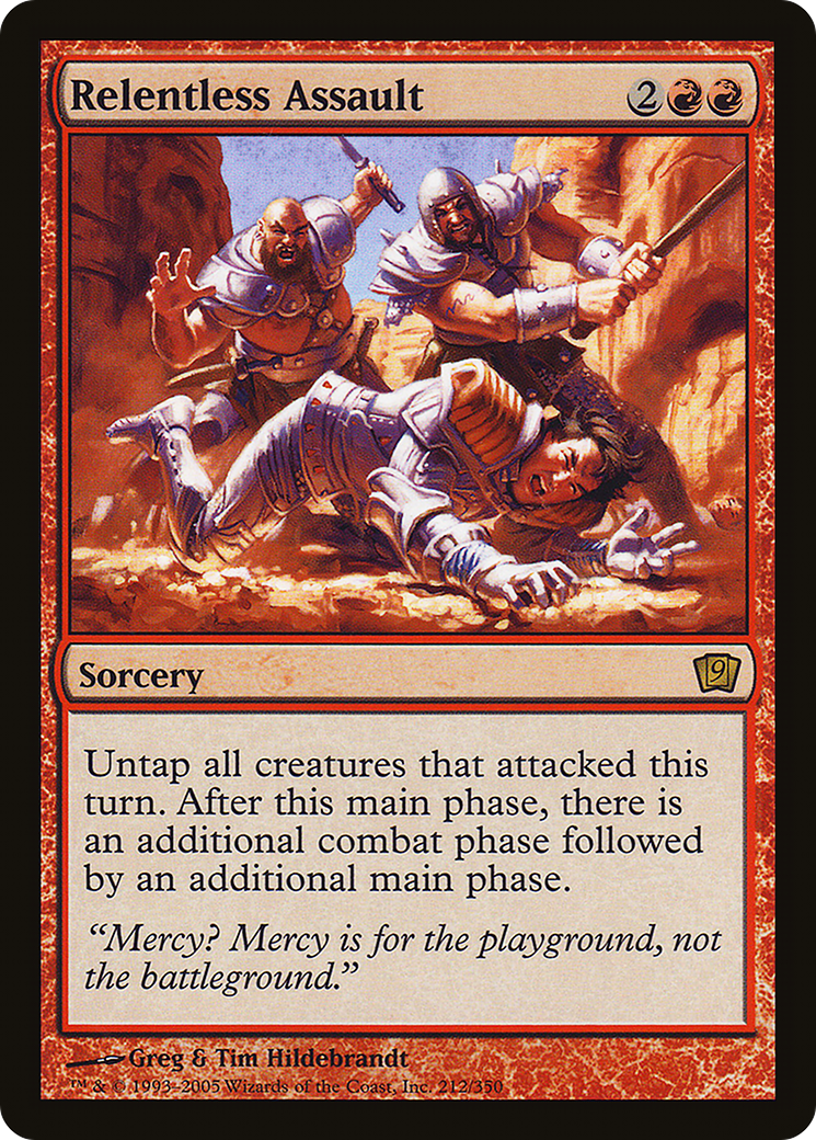 Relentless Assault (9ED-212★) - 9th Edition Foil