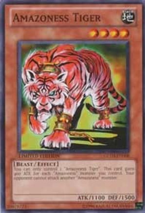 Amazoness Tiger (GLD3-EN008) - Gold Series 3 Limited