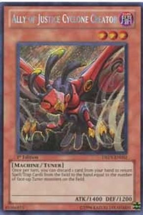 Ally of Justice Cyclone Creator (DREV-EN092) - Duelist Revolution 1st Edition