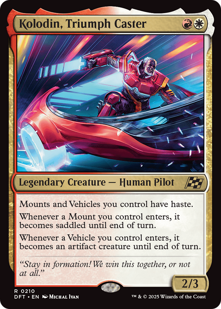 Kolodin, Triumph Caster (DFT-210) - Aetherdrift Foil