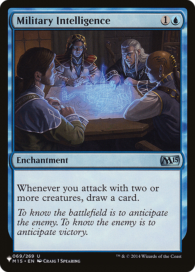 Military Intelligence (LIST-M15-69) - The List