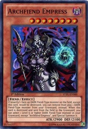 Archfiend Empress (STBL-EN000) - Starstrike Blast 1st Edition