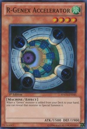 R-Genex Accelerator (HA03-EN045) - Hidden Arsenal 3 Unlimited