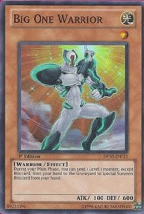 Big One Warrior (DP10-EN015) - Duelist Pack 10: Yusei 3 1st Edition