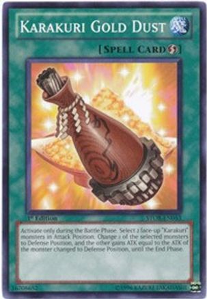 Karakuri Gold Dust (STOR-EN053) - Storm of Ragnarok 1st Edition