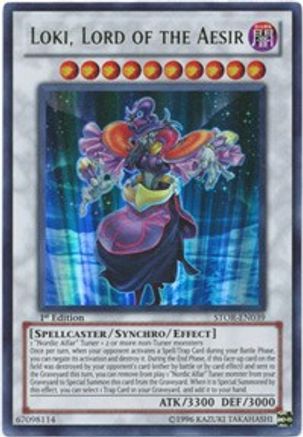 Loki, Lord of the Aesir (STOR-EN039) - Storm of Ragnarok 1st Edition