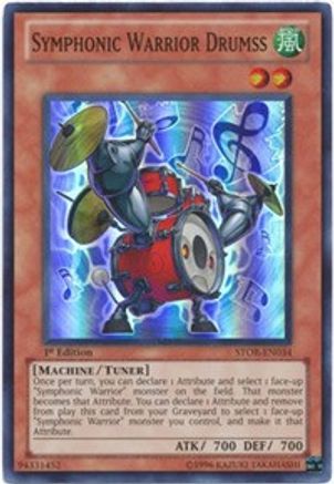 Symphonic Warrior Drumss (STOR-EN034) - Storm of Ragnarok 1st Edition