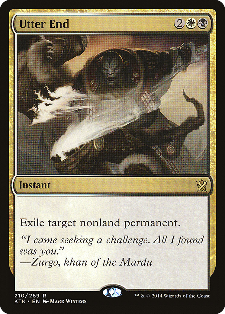 Utter End (KTK-210) - Khans of Tarkir