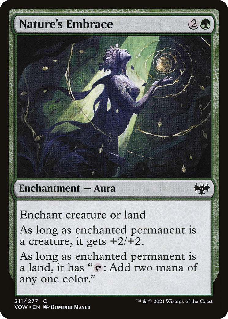 Nature's Embrace (VOW-211) - Innistrad: Crimson Vow Foil