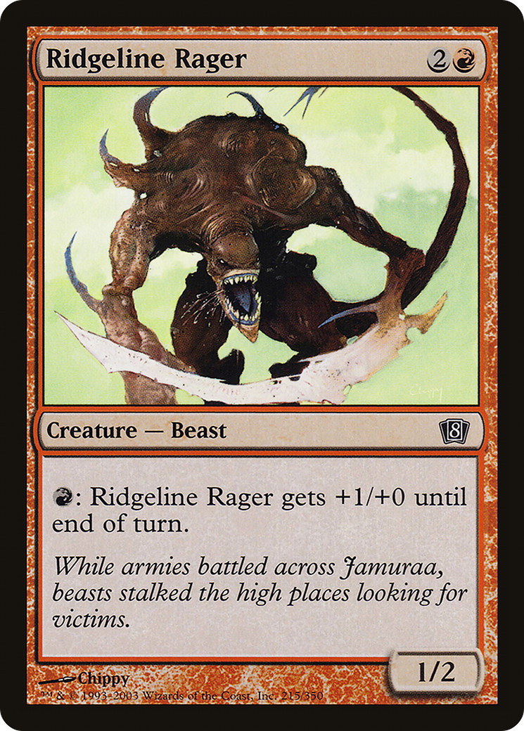 Ridgeline Rager (8ED-215★) - 8th Edition