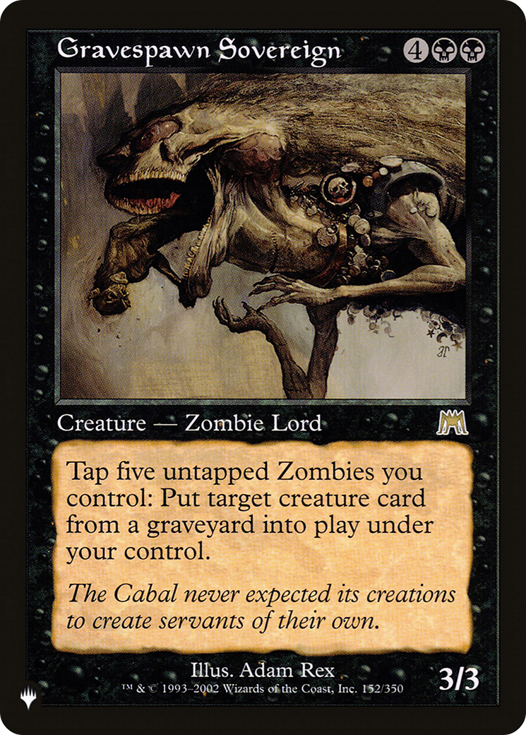 Gravespawn Sovereign (LIST-152/350) - The List
