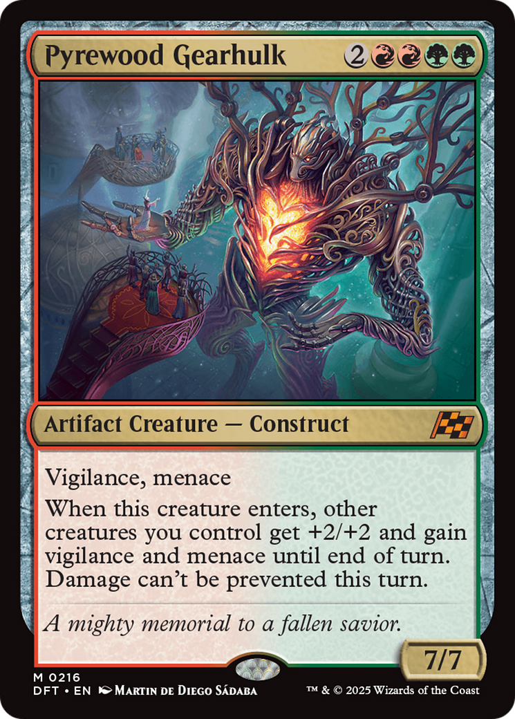 Pyrewood Gearhulk (DFT-216) - Aetherdrift Foil