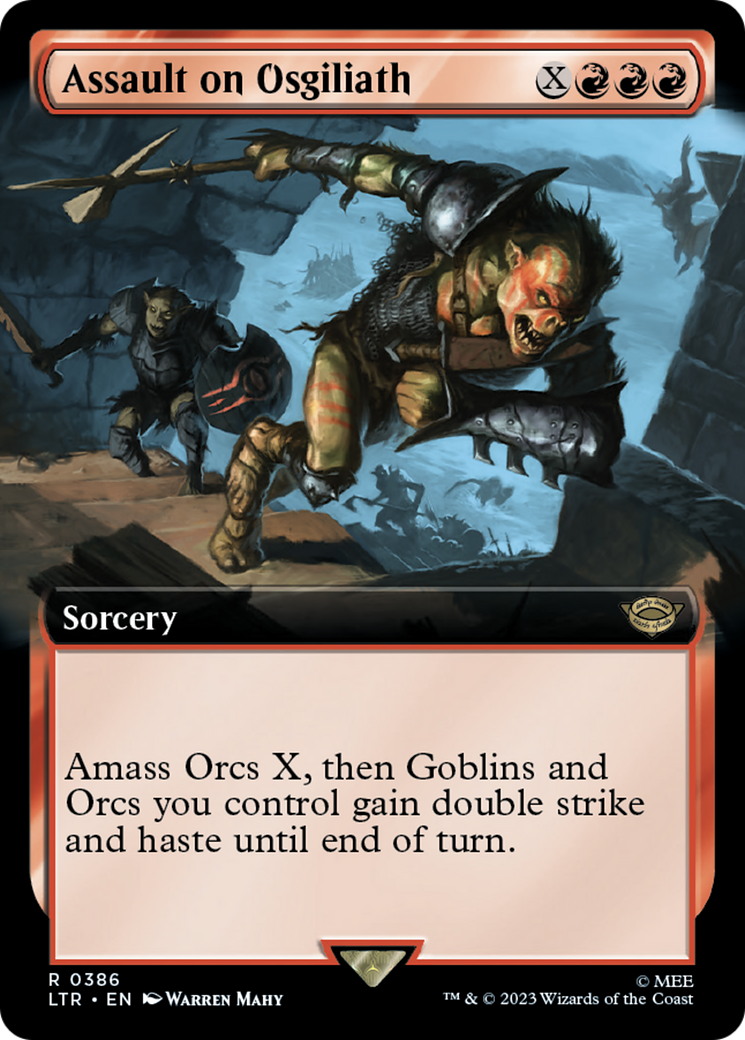 Assault on Osgiliath (Extended Art) (LTR-386) - The Lord of the Rings: Tales of Middle-earth: (Extended Art)