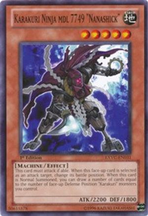 Karakuri Ninja mdl 7749 "Nanashick" (EXVC-EN031) - Extreme Victory Unlimited
