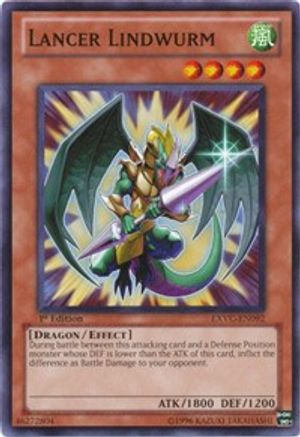 Lancer Lindwurm (EXVC-EN092) - Extreme Victory 1st Edition
