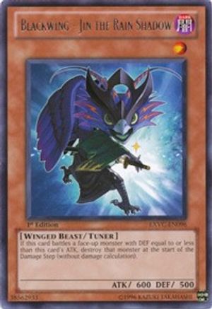 Blackwing - Jin the Rain Shadow (EXVC-EN096) - Extreme Victory 1st Edition