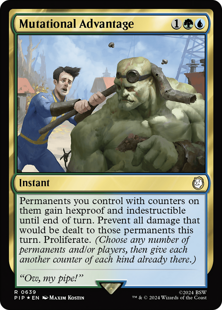 Mutational Advantage (Surge Foil) (PIP-639) - Fallout Foil
