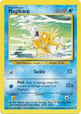 Magikarp 035/102 Base Set - Uncommon
