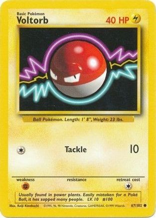Voltorb 067/102 Base Set - Common