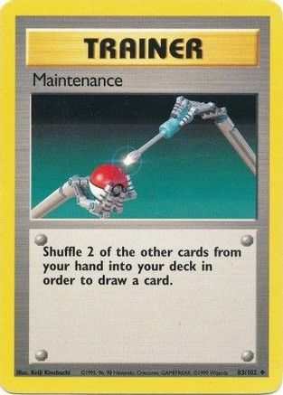 Maintenance 083/102 Base Set - Uncommon