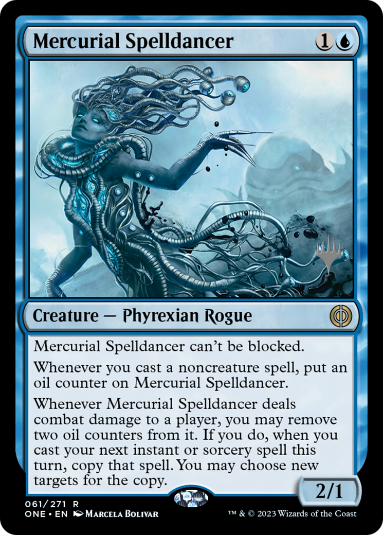 Mercurial Spelldancer (PPONE-61P) - Phyrexia: All Will Be One Promos