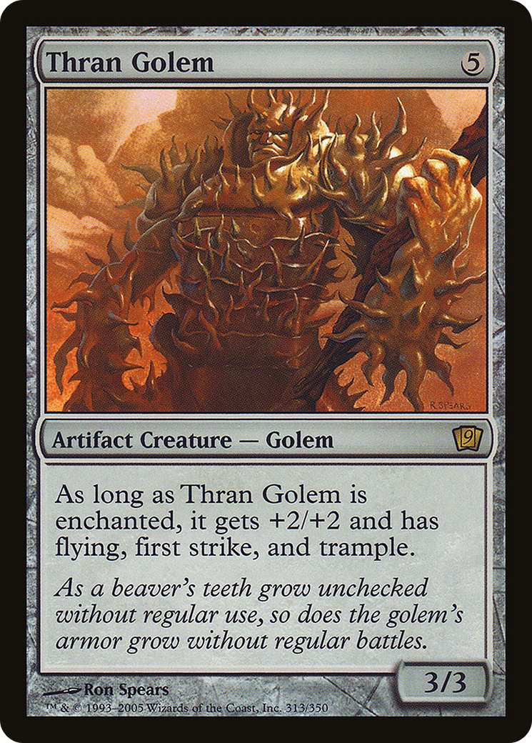 Thran Golem (9ED-313★) - 9th Edition