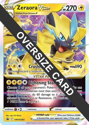 Zeraora VSTAR SWSH265 - Holofoil Jumbo Cards - Promo