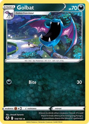 Golbat 104/195 SWSH12 Silver Tempest - Uncommon