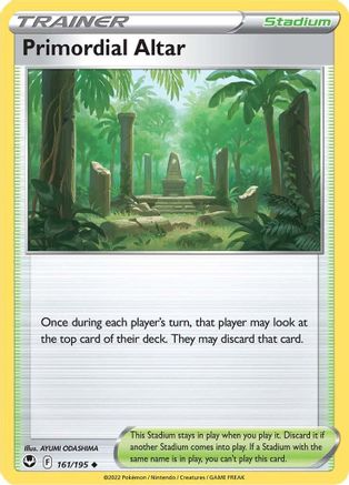 Primordial Altar 161/195 - Reverse Holofoil SWSH12 Silver Tempest - Uncommon