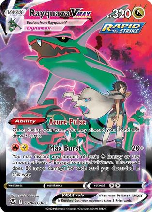 Rayquaza VMAX TG20/TG30 - Holofoil SWSH12 Silver Tempest Trainer Gallery - Ultra Rare