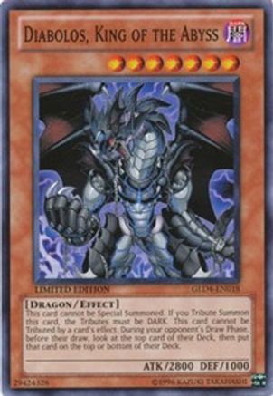 Diabolos, King of the Abyss (GLD4-EN018) - Gold Series 4: Pyramids Edition Limited