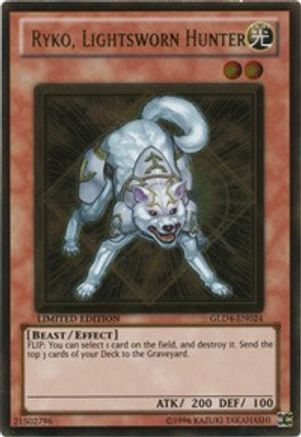 Ryko, Lightsworn Hunter (GLD4-EN024) - Gold Series 4: Pyramids Edition Limited