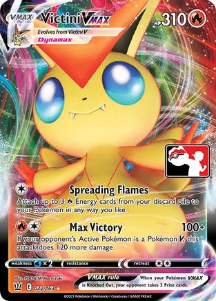 Victini VMAX 022 - Holofoil Prize Pack Series Cards - Ultra Rare
