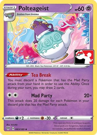 Polteageist 083 Prize Pack Series Cards - Uncommon