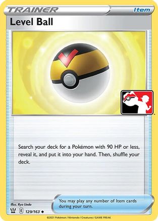 Level Ball 129/163 - Holofoil Prize Pack Series Cards - Uncommon