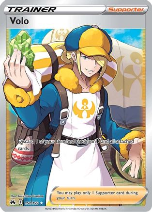 Volo (Full Art) 151/159 - Holofoil Crown Zenith - Ultra Rare