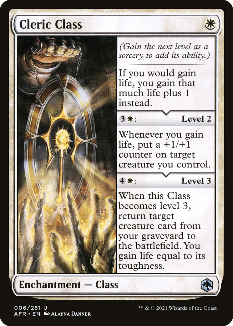 Cleric Class (AFR-006) - Adventures in the Forgotten Realms