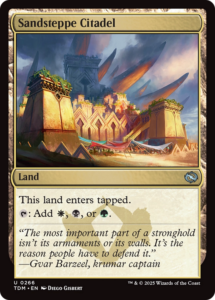 Sandsteppe Citadel (TDM-266) - Tarkir: Dragonstorm