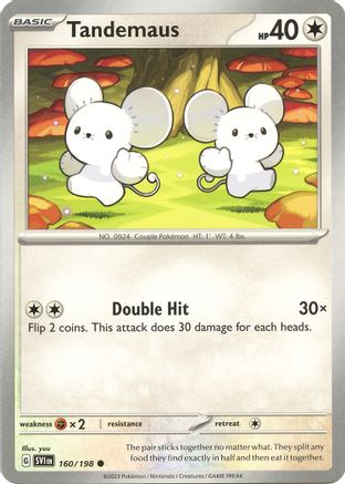 Tandemaus 160/198 SV01 Scarlet & Violet Base Set - Common