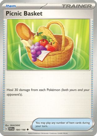 Picnic Basket 184/198 SV01 Scarlet & Violet Base Set - Uncommon