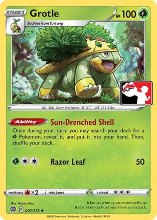 Grotle 007/172 Prize Pack Series Cards - Uncommon