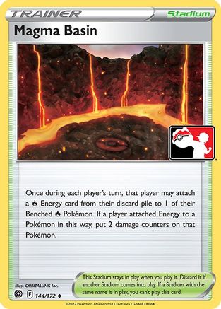 Magma Basin 144/172 - Holofoil Prize Pack Series Cards - Uncommon
