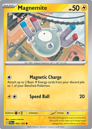 Magnemite 065/193 SV02 Paldea Evolved - Common