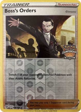 Boss's Orders 154/192 - Reverse Holofoil League & Championship Cards - Promo